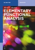 Cover: Elementary Functional Analysis - De Gruyter