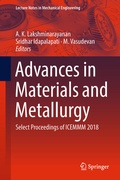 Cover: Advances in Materials and Metallurgy - Springer