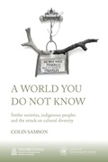 Cover: A World You Do Not Know - University of London Press