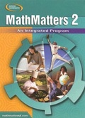 Cover: MathMatters 2 - McGraw-Hill/Glencoe