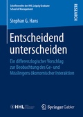 Cover: Entscheidend unterscheiden - Springer Gabler