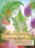 Cover: Optical Illusions Coloring Book - Coloringcraze.com