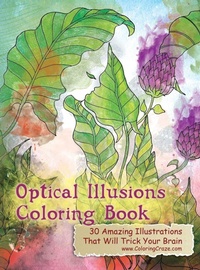 Enlarge image Cover: Optical Illusions Coloring Book - Coloringcraze.com