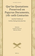 Cover: Qur?an Quotations Preserved on Papyrus Documents, 7th-10th Centuries - Brill