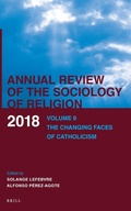 Cover: Annual Review of the Sociology of Religion. Volume 9 (2018) - Brill
