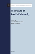 Cover: The Future of Jewish Philosophy - Brill