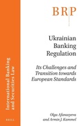 Cover: Ukrainian Banking Regulation - Brill