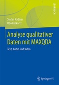 Cover: Analyse qualitativer Daten mit MAXQDA - Springer VS