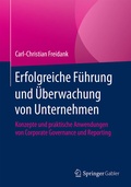 Cover: Erfolgreiche F&uuml;hrung und &Uuml;berwachung von Unternehmen - Springer Gabler