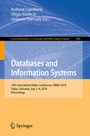 Cover: Databases and Information Systems - Springer