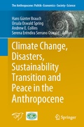 Cover: Climate Change, Disasters, Sustainability Transition and Peace in the Anthropocene - Springer