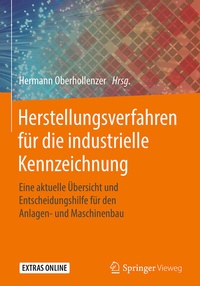 Abbildung von: Herstellungsverfahren für die industrielle Kennzeichnung - Springer Vieweg
