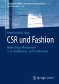 Cover: CSR und Fashion - Springer Gabler