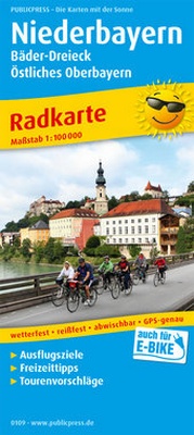 Abbildung von: Niederbayern - Bäder-Dreieck - Östliches Oberbayern - Freytag-Berndt und ARTARIA