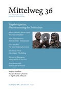 Cover: Zugeh&ouml;rigkeiten. Neuvermessung des Politischen - Hamburger Edition