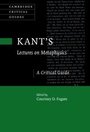 Cover: Kant's Lectures on Metaphysics - Cambridge University Press