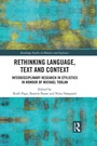 Cover: Rethinking Language, Text and Context - Routledge