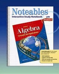 Enlarge image Cover: Noteables Algebra Interactive Study Notebook - McGraw-Hill/Glencoe