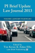 Cover: PI Brief Update Law Journal: Volume 1 - Law Brief Publishing