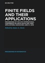 Cover: Finite Fields and their Applications - De Gruyter