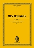 Cover: String Quartet A minor - Schott Music