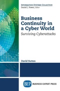 Cover: Business Continuity in a Cyber World - Business Expert Press