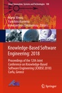Cover: Knowledge-Based Software Engineering: 2018 - Springer