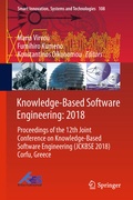 Cover: Knowledge-Based Software Engineering: 2018 - Springer
