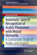 Cover: Automatic Speech Recognition of Arabic Phonemes with Neural Networks - Springer