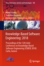Cover: Knowledge-Based Software Engineering: 2018 - Springer