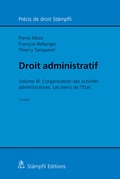 Cover: Droit administratif - St&auml;mpfli Verlag AG