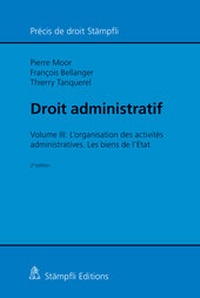 Abbildung von: Droit administratif - Stämpfli Verlag