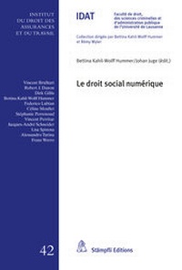 Abbildung von: Le droit social numérique - Stämpfli Verlag