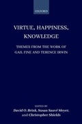 Cover: Virtue, Happiness, Knowledge - OUP eBook