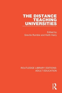 Enlarge image Cover: The Distance Teaching Universities - Routledge