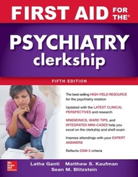 Abbildung von: First Aid for the Psychiatry Clerkship, Fifth Edition - McGraw Hill LLC