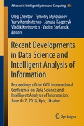 Cover: Recent Developments in Data Science and Intelligent Analysis of Information - Springer