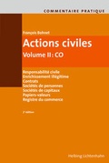 Cover: Commentaire pratique Actions civiles - Helbing & Lichtenhahn
