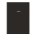 Cover: Black Hardcover Journal 6 X 8.5" - Mudpuppy Press