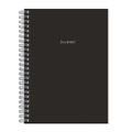 Cover: Black Wire-O Journal A5 6 X 8.5" - Mudpuppy Press