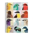 Cover: Avian Friends Wire-O Journal 6 X 8.5" - Mudpuppy Press