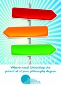 Cover: Employability: Where Next? Unlocking the Potential of Your Philosophy Degree - Subject Centre for Philosophical & Religious Studies