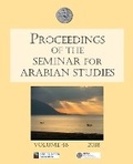 Cover: Proceedings of the Seminar for Arabian Studies Volume 48 2018 - Archaeopress