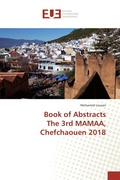 Cover: Book of Abstracts The 3rd MAMAA, Chefchaouen 2018 - &Eacute;ditions universitaires europ&eacute;ennes