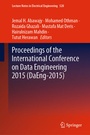 Cover: Proceedings of the International Conference on Data Engineering 2015 (DaEng-2015) - Springer
