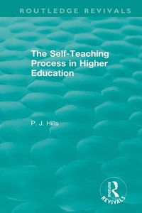Abbildung von: The Self-Teaching Process in Higher Education - Routledge