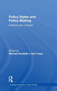 Enlarge image Cover: Policy Styles and Policy-Making - Routledge