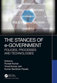 Enlarge image Cover: The Stances of e-Government - CRC Press