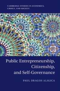 Abbildung von: Public Entrepreneurship, Citizenship, and Self-Governance - Cambridge University Press