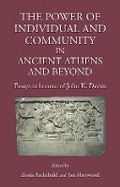 Cover: The Power of Individual and Community in Ancient Athens and Beyond - Classical Press of Wales